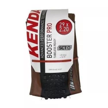 Imagem de Pneu Bike Booster Pro 29x2.20 Preto Marrom Kenda Mtb Novo