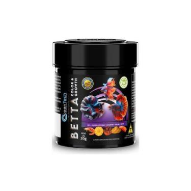 Imagem de Ração Betta Color E Growth Ocean Tech Aquario Beta Peixe Modelo:20g - 