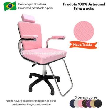 Imagem de Cadeira Profissional para Cabeleireiro Salão de Beleza Barbeiro Matela
