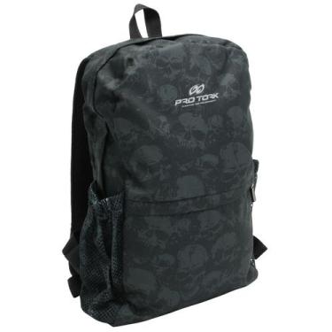 Imagem de Mochila Feminina Masculino Adulto Pro Tork Shadow Skull, Verde, Único