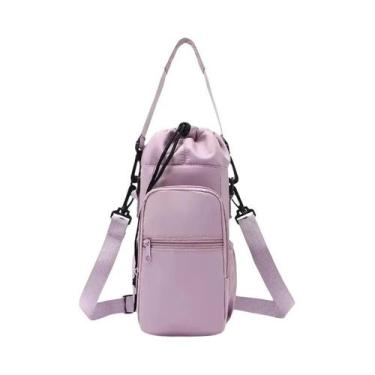 Imagem de Bolsa Portátil Para Garrafa De Água Com Alça Ajustável, Canecas Térmic