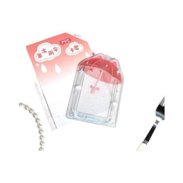 Imagem de Porta-Cartões De PVC De 3 Polegadas Com Design De Menina Idol Fofa, Pi