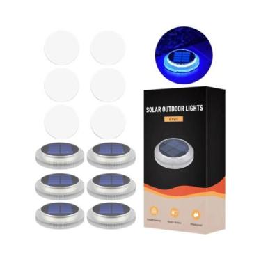 Imagem de Luzes De Solo Externas À Prova D'água Movidas a Energia Solar, Com Ace