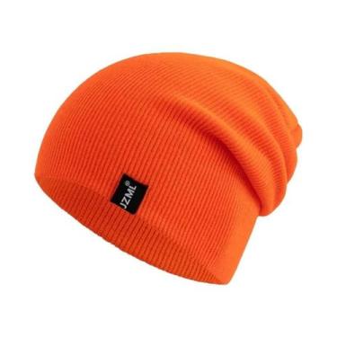 Imagem de Gorro De Inverno Tricotado Unissex Em Várias Cores Com Etiqueta Decora
