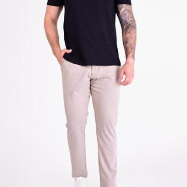 Imagem de Calça Alfaiataria Piquet Soul Areia-Masculino