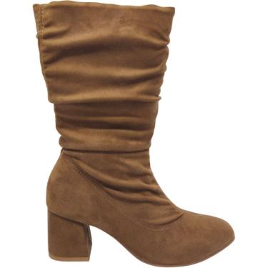 Imagem de Bota Feminina Casual Dia a Dia Passeio Trabalho Cano Baixo Salto Bloco e Zíper Lateral Conforto Beira Rio 9076.112