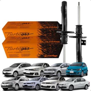 Imagem de Par Amortecedor Dianteiro Volkwagen Fox Gol Voyage 1.0 1.6 - Cofap