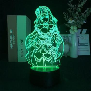 Imagem de Luz noturna LED 3D: Plants vs Zombies, Beelzebuls, mudança de cor - yi