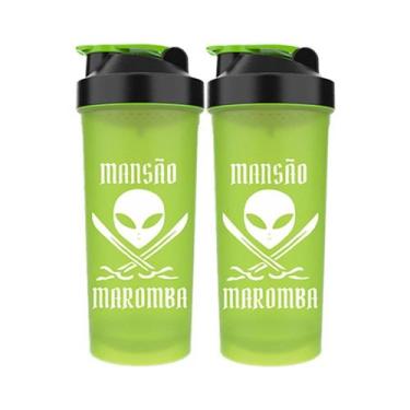 Imagem de Kit 2X Coqueteleira Diabo Verde Mansão Maromba - 600ml Verde - FTW - F