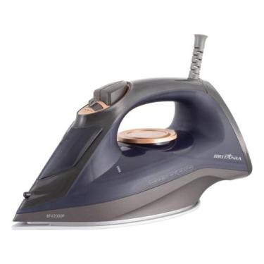 Imagem de Ferro de Passar Roupa a Vapor Britânia BFV2000P 1200W, Preto, 110V