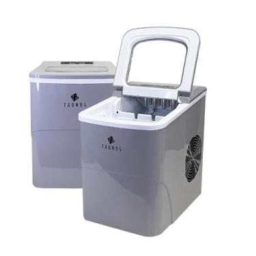 Imagem de Maquina de Gelo Tronos 12KG Cinza 2 Litros 220V Rápida e Portátil B12B