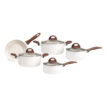 Imagem de Jogo De Panela Brinox 5 Peças Smart Plus Ceramica  4774/101