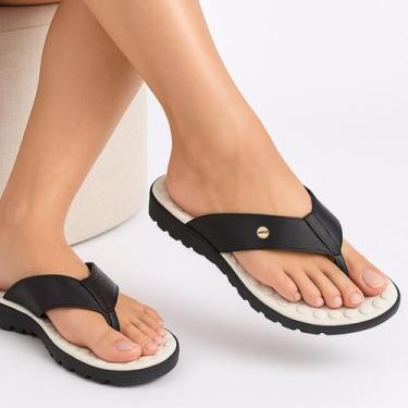 Imagem de Sandália Rasteirinha Original Feminino Lançamento - deidara, 35, Vinho