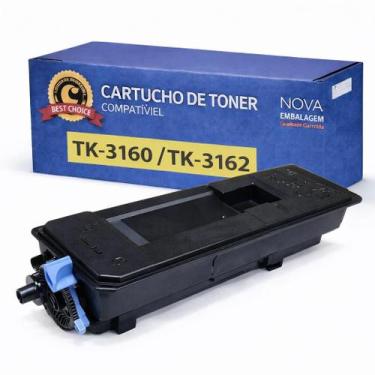 Imagem de Toner Compatível Com Kyocera TK3160 TK3162 P3045 P3045dn 12.5K - Best 