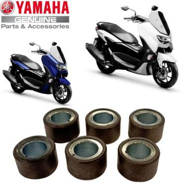 Imagem de Kit 6 Rolete Contra Peso Embreagem Nmax 2022 2023 2024 - Yamaha