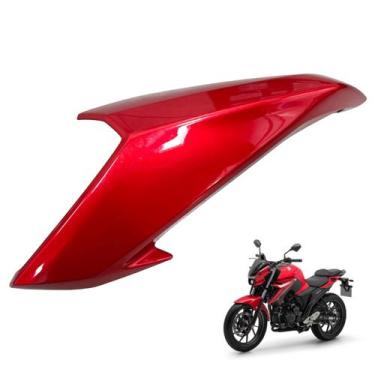 Imagem de Carenagem Aba Tanque Guia de Ar Esquerdo Fz25 Fazer 250 2025 Vermelho 