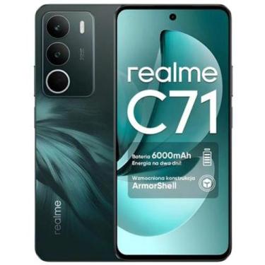 Imagem de Smartphone Realme C71 4G 256GB 8GB RAM Dual SIM NFC Tela 6.67" - Verde