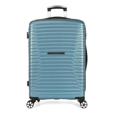 Imagem de Mala Média de Viagem Sidney Polo king Rodas Removíveis, Azul, M