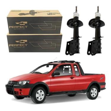 Imagem de Par Amortecedor Dianteiro Strada Adventure 1.8 2004 A 2010 - Perfect