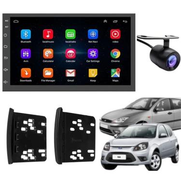 Imagem de Central Multimídia Automotiva Android Auto Escort Moldura + Câm 7 Touch Screen IPS Blue...
