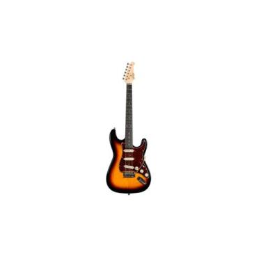 Imagem de Guitarra Seizi Vintage Shinobi SSS Sunburst Seymour Duncan