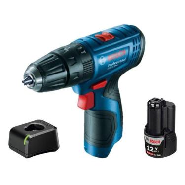 Imagem de Furadeira e Parafusadeira a Bateria de Impacto - Bosch 12V Velocidade 