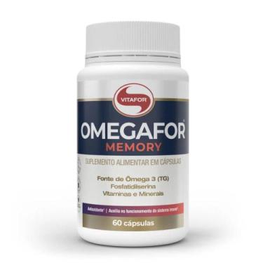 Imagem de Ômega 3 Ômegafor Memory 60 Cápsulas Vitafor Sabor Neutro, 60 Cápsulas