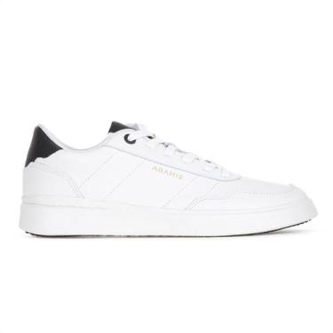 Imagem de Tênis Aramis Journey Nova Branco e Preto - Masculino, 44, Branco