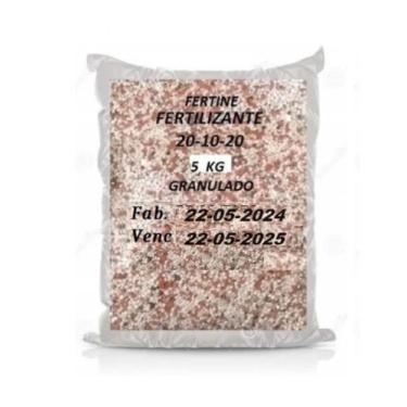 Imagem de Adubo Fertlizante Granulado NPK 20-10-20 - 5kg - Fruteiras gramados ja