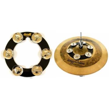 Imagem de Pandeirola de Chimbal Torelli Ring Hat TA525 para Fixar no Chimbal ou 