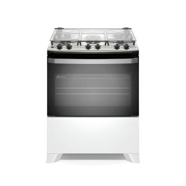 Imagem de Fogão 5 Bocas Electrolux Efficient com PerfectCook FE5IW Mesa de Inox Branco - Bivolt