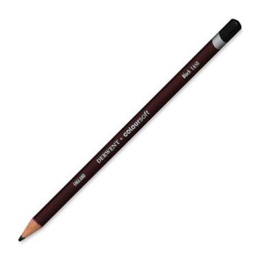 Imagem de Lápis de Cor Derwent Permanente Coloursoft Escolha a Cor, C650 - BLACK