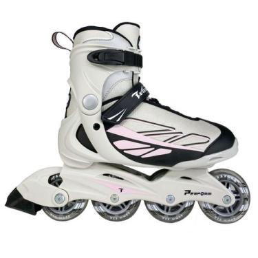 Imagem de Patins Traxart Perform Rose Inline Recreação - 80mm ABEC-5, # 10 = 41/