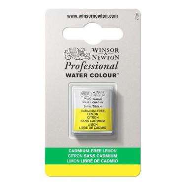 Imagem de Aquarela Pastilha Profissional Winsor Cadmium-free Lemon 898 - Winsor 