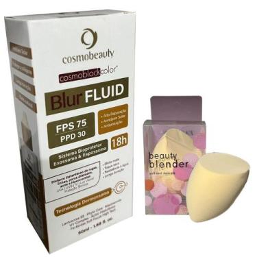 Imagem de Blur Fluid FPS75 Protetor Solar Cosmobeauty cor natural