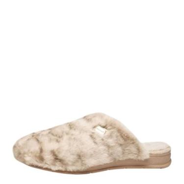 Imagem de Pantufa Feminina Pegada REF: 266013 PELO-ATOALHADO, Areia, 35