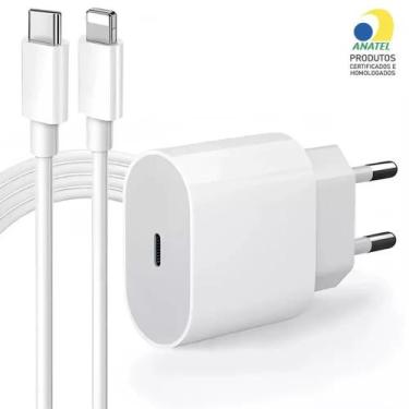 Imagem de Carregador Turbo 30W + Cabo para USB-C Compatível com Iphone 11 12 13 