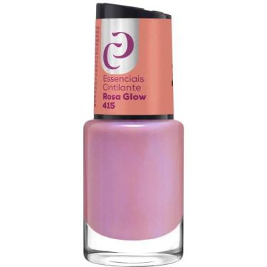 Imagem de Esmalte Cora O Melhor 10ml Essenciais Cintilante Rosa Glow nº415