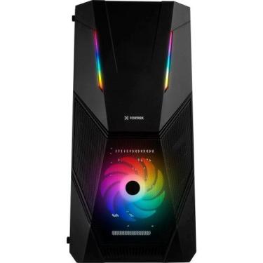 Imagem de Gabinete Gamer Fortrek Mid Tower Black Hawk RGB Preto, UNICA, U