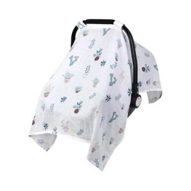 Imagem de Cobertor De Algodão Muslin Para Bebês Recém-Nascidos, Respirável, Capa
