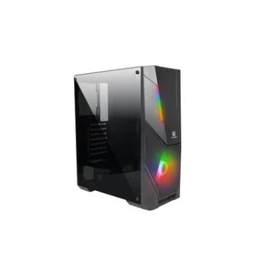 Imagem de Gabinete Gamer Fortrek Black Hawk, Mid Tower, RGB, ATX, Lateral Acrílico, Cooler Fan, Preto - 70570