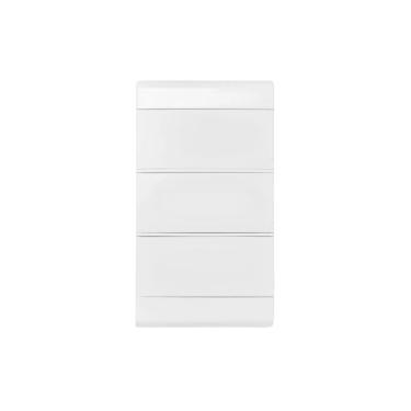 Imagem de Quadro de Distribuição SCE36PO com 36 Disjuntores Porta Reversível 180° Branco Steck