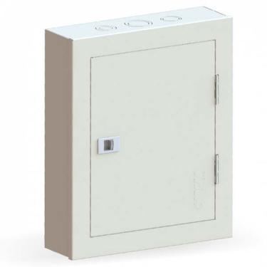 Imagem de Quadro de Distribuição Externo 150A Din Universal com Espaço para DR + DPS Branco Opção Painéis 24 Disjuntores