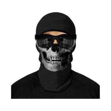 Imagem de Máscara De Ciclismo Masculina De Caveira Para Halloween, Respirável, P