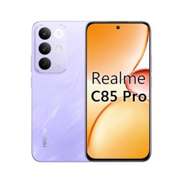 Imagem de Realme C85 Pro Smartphone Tela de 6,8 polegadas AMOLED 120Hz Display, 7000mAh Batteria 45W, Qualcomm Snapdragon 685, IP69 Provação de água, NFC, Dual 4G SIM (Pupura, 256, GB, 8, GB)