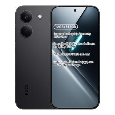 Imagem de Smartphone Xiaomi Poco X8 Pro, Preto, 512GB, 12GB RAM GLOBAL COM NFC