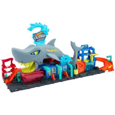 Imagem de Hot Wheels Lava-Rápido Mega Tubarão