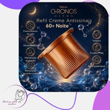 Imagem de Refil Natura Chronos Derma 45+, 60+ e 70+  Versões Dia e Noite  Produt