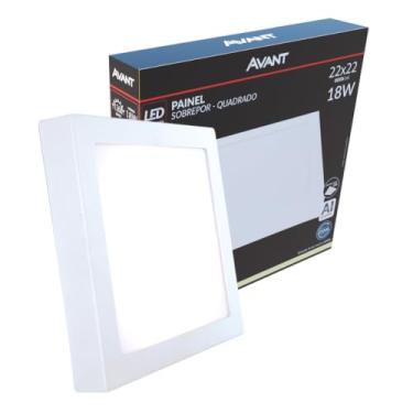 Imagem de AVANT 768100875 Painel Led , Pop, Sobrepor Quadrado 22, Ne4000 K, 18 W, Bivolt Nh1260, Luz Neutra