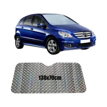 Imagem de Protetor Solar Para Janela Frontal De Carro Com Proteção UV, Cortina D